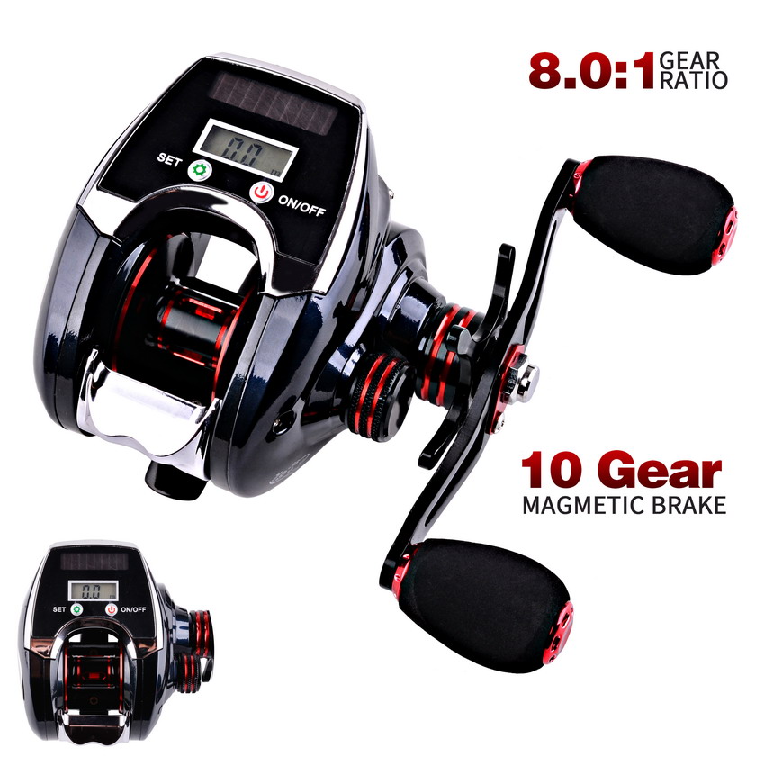 8.0:1 19 + 1BBリール左/右手ロープロファイルラ - Fishing Boat Steering Wheel のレビューと価格