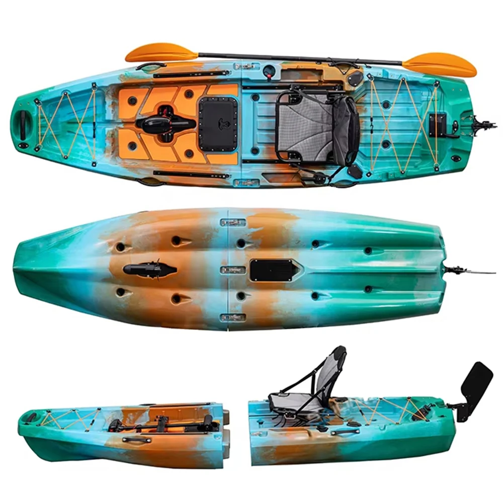モジュール式カヤック、エンジン付きフィッシングボートカヌー、 - Fishing Boat Seat のレビューと価格