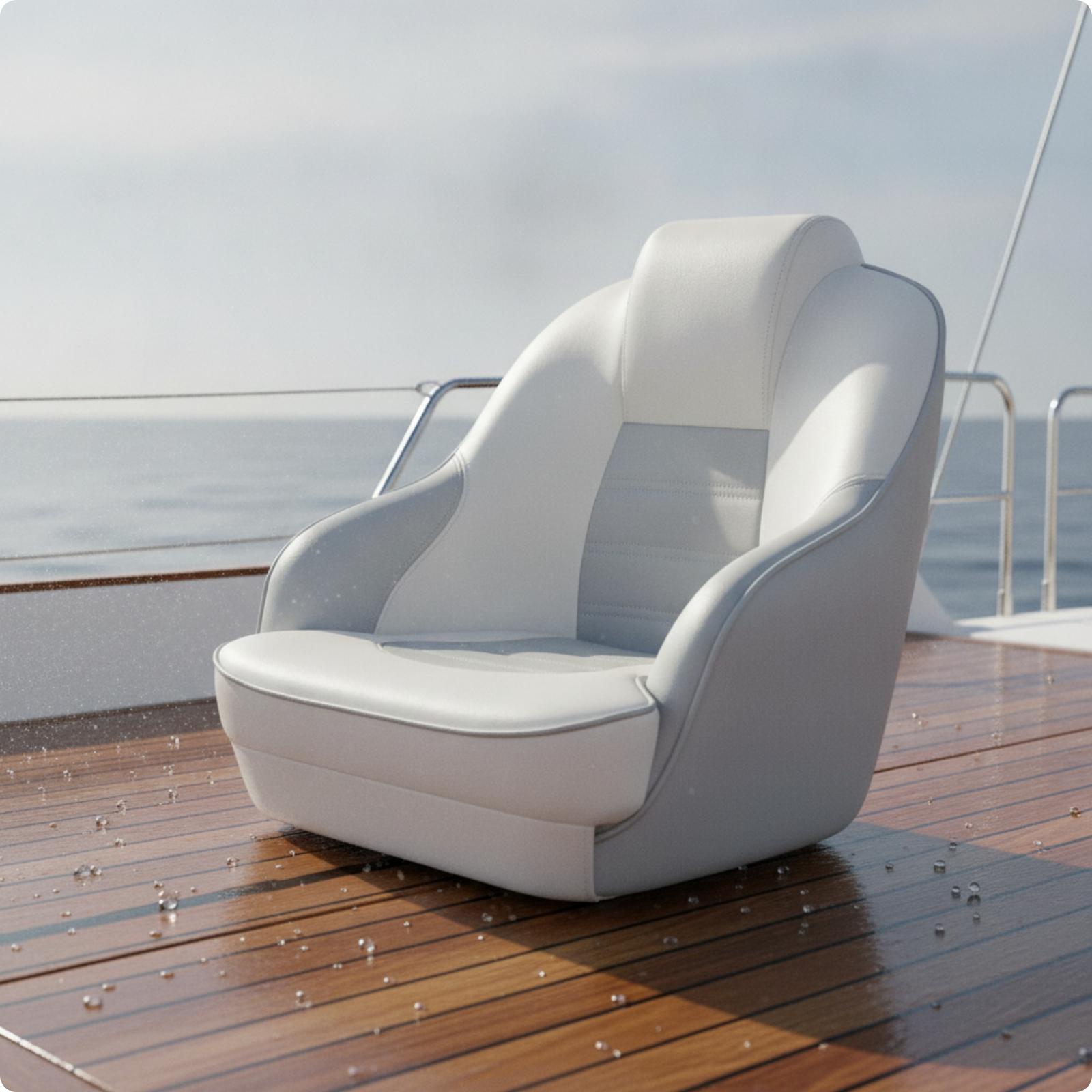 マリンキャプテンシート ハイバック ラグジュアリーフィッシン - Fishing Boat Seat のレビューと価格